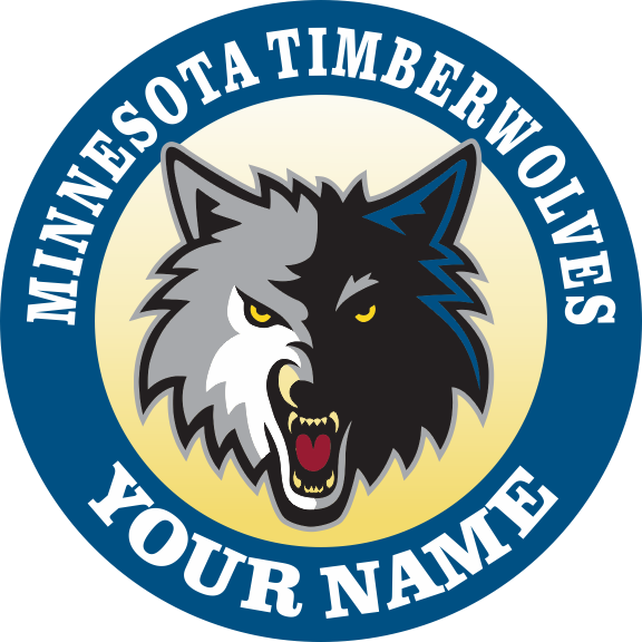 Minnesota Timberwoves Customized Logo iron on paper